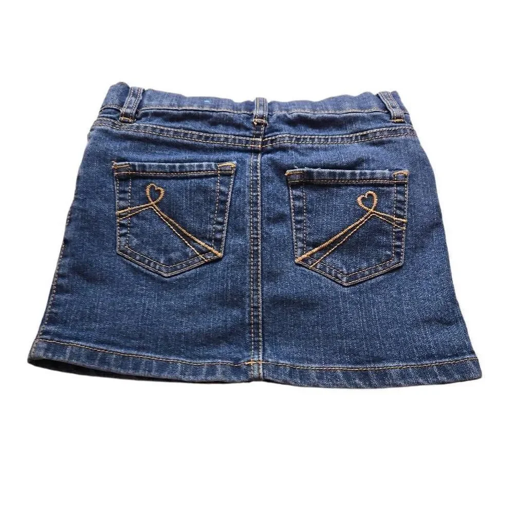 Children's Place denim skort 6